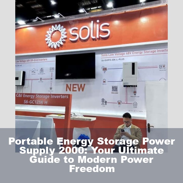 Portable Energy Storage Power Supply 2000: Your Ultimate Guide to Modern Power Freedom